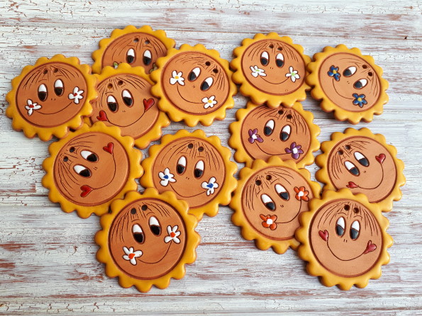 Veselá sluníčka – kytičkový a srdíčkový úsměv – mix