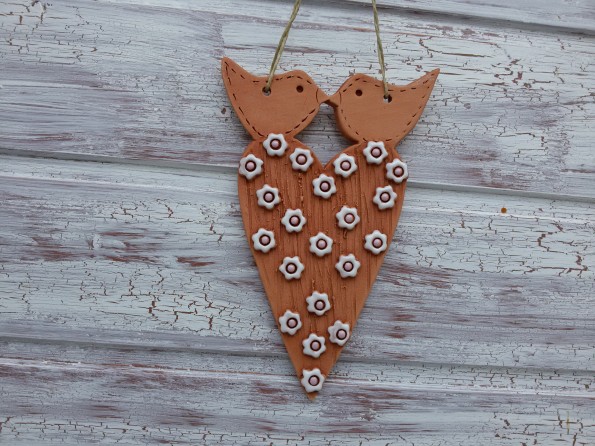 Srdíčko s ptáčky