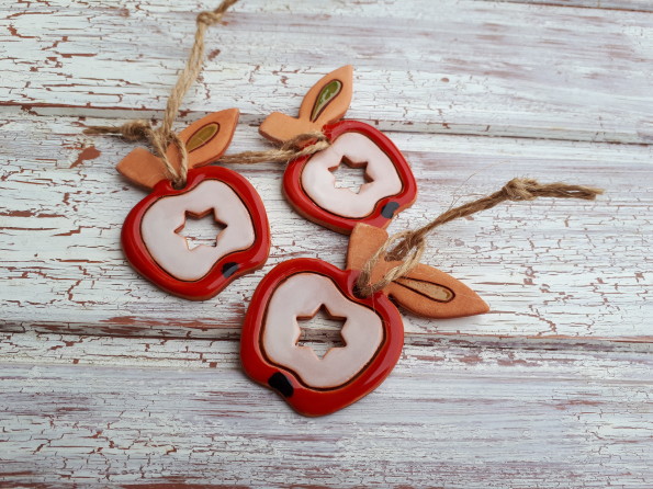 Keramické jablíčko s hvězdičkou