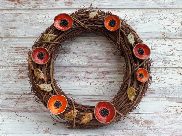 Věneček proutěný-makový